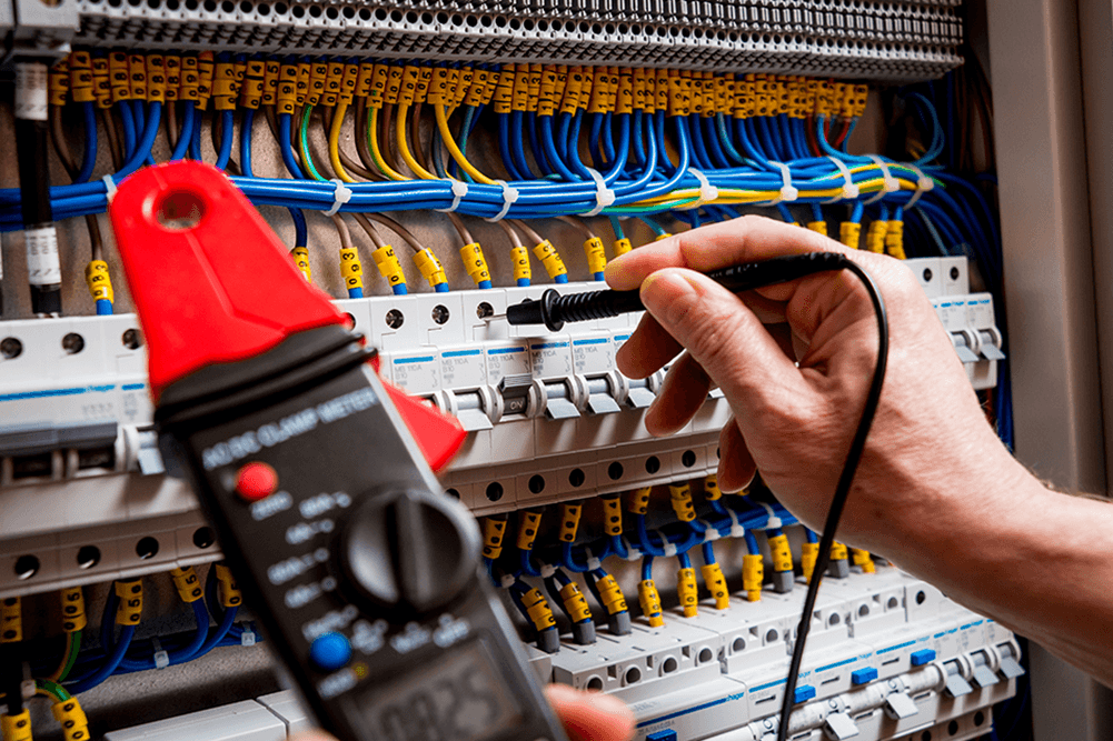 Modern switchboard installation